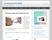 Tablet Screenshot of conhecimentogeral.com